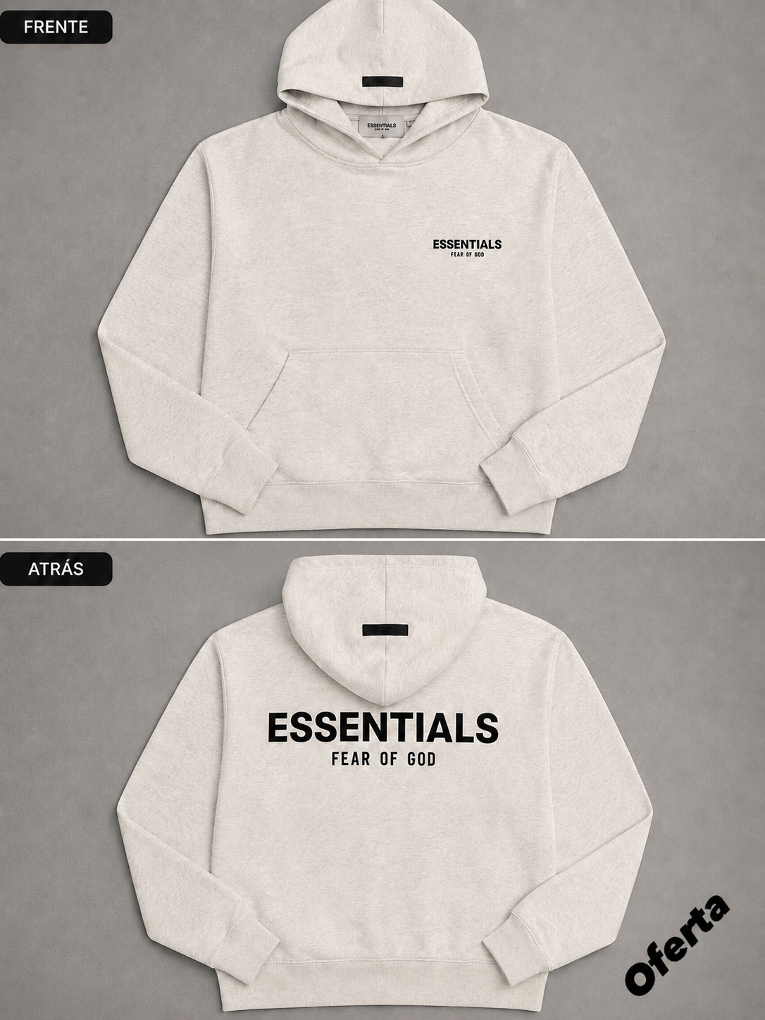 Hoodies color crema